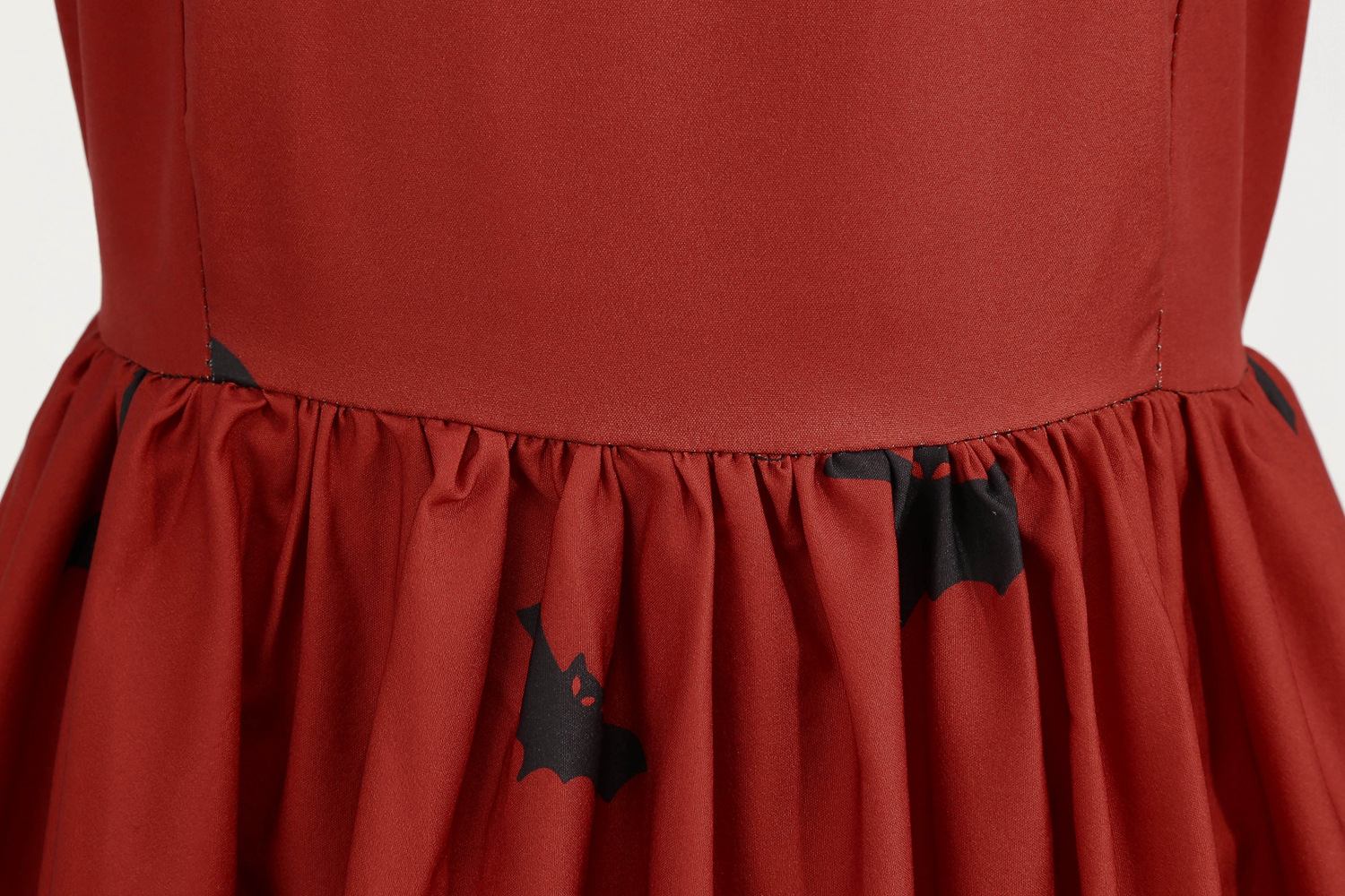 Womens Retro Lace round Neck Short-Sleeved Printed Maxi Dress for Cosplay Party